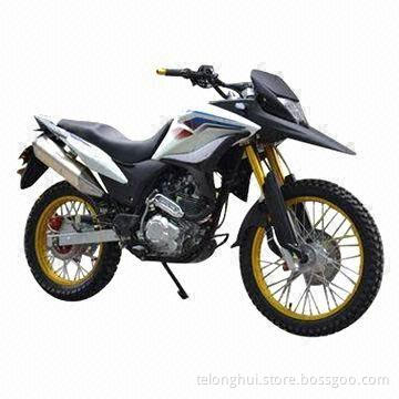 Dirt Bike with 250cc Engine, Electric Starting, Reverse Shock Absorber, Rear Disc Brake